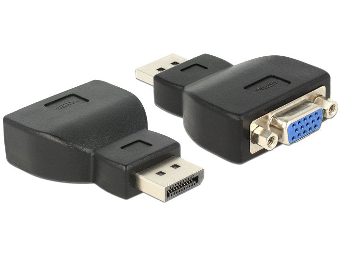 EAN 4043619655670 - DeLOCK 65567 cambiador de género para cable DisplayPort VGA Negro imagen 1