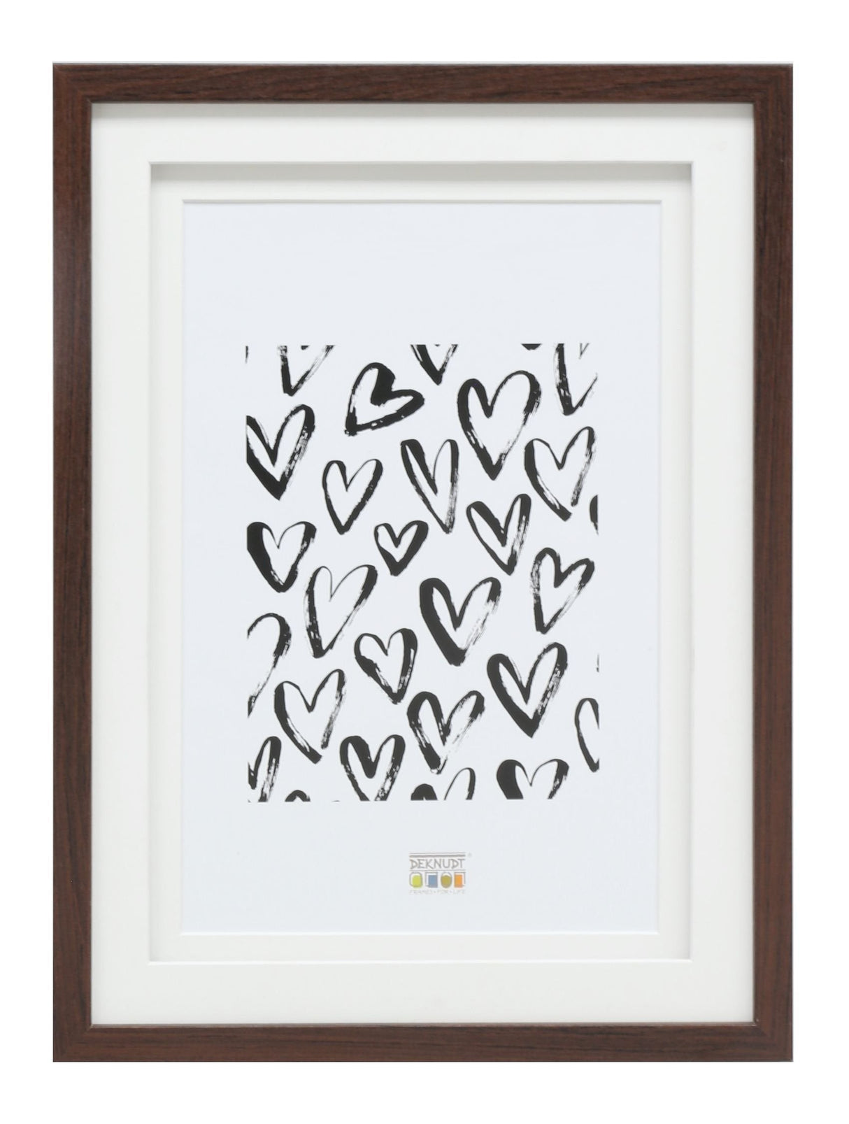 Deknudt S65kq1 Brown 20x30 Wood Double Passepartout