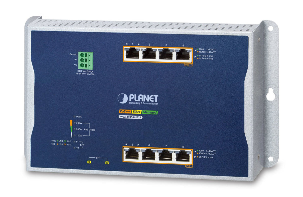 EAN 4711605286077 - PLANET IP30, IPv6/IPv4, 4-Port Gestionado L2/L2+ Gigabit Ethernet (10/100/1000) Energía sobre Ethernet (P imagen 1
