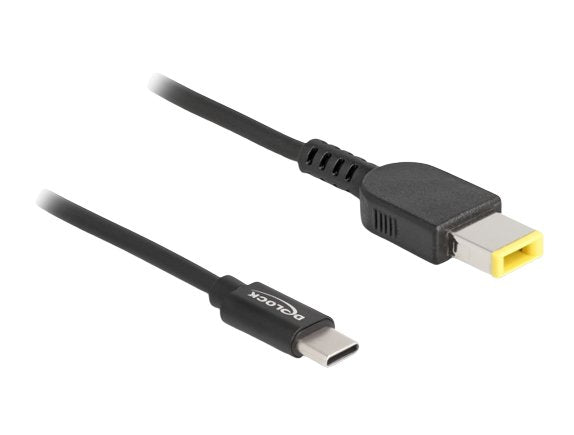 Delock Notebook Ladecable Usb Type-C Stecker Zu Lenovo 11,0 X 4,5 Mm Stecker
