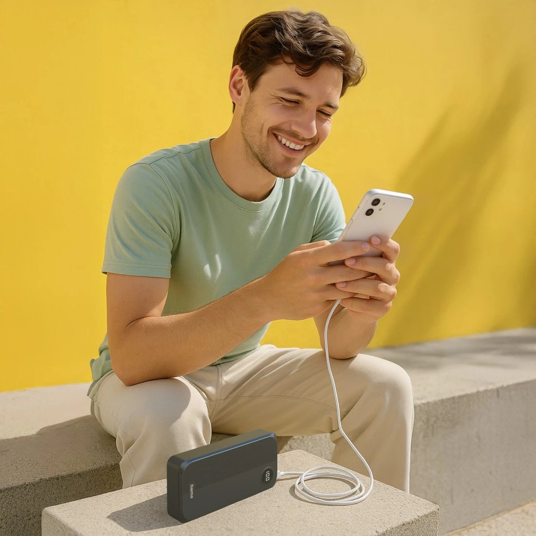 Hama Bateria Externa Powerbank 20000mah - Polimero De Litio - Usb-C - Usb-A - Carga Rapida - 3 Conexiones De Salida -