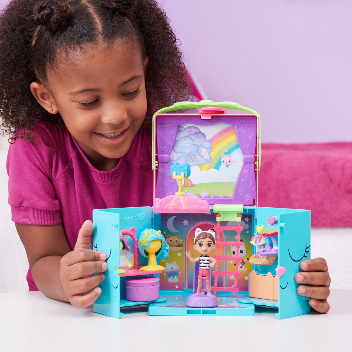 EAN 778988380932 - Gabby's Dollhouse GDH PYS Rainbow Closet Playset GML imagen 2