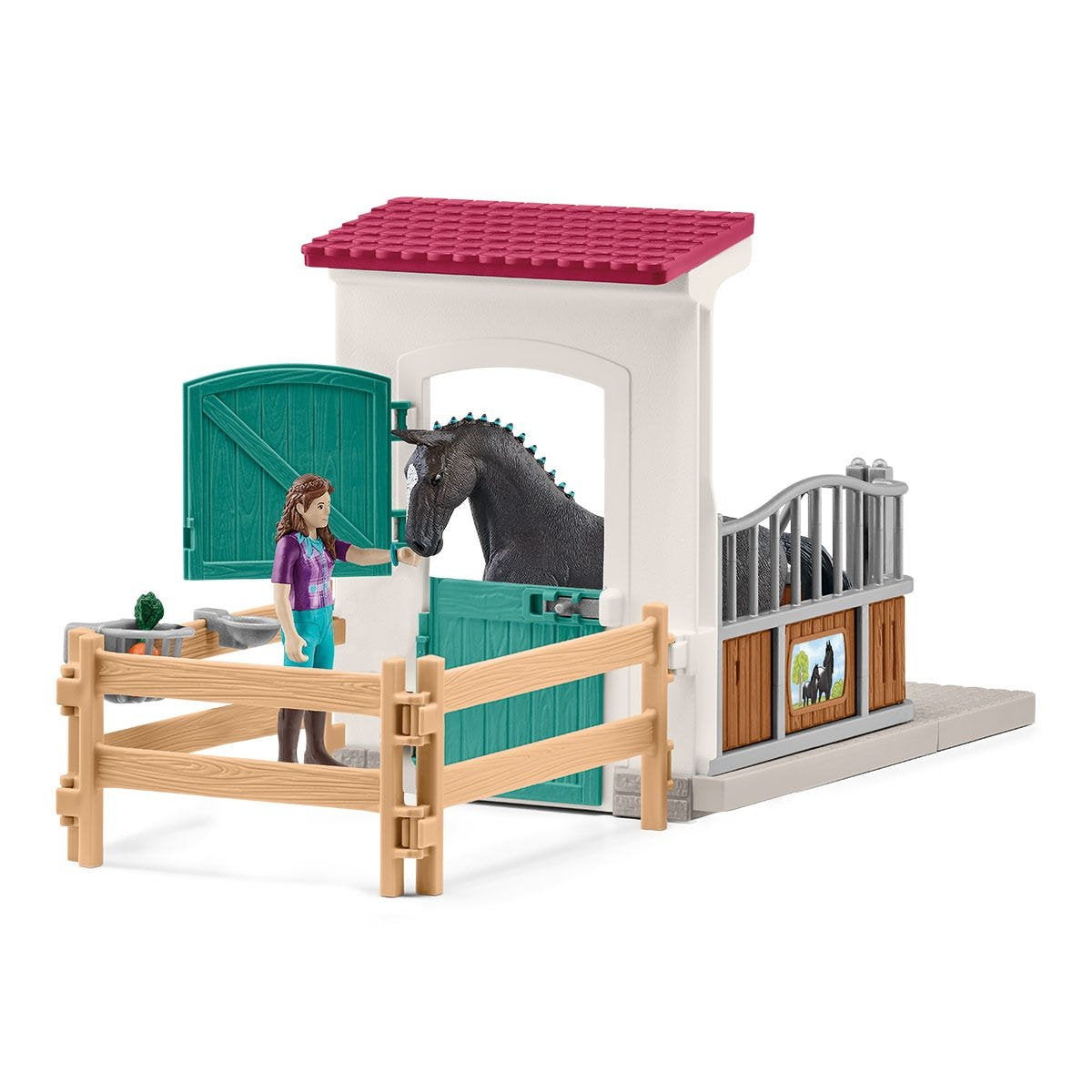 Casa De Caballos Schleich Horse Club Con Lisa Y Storm, 42709