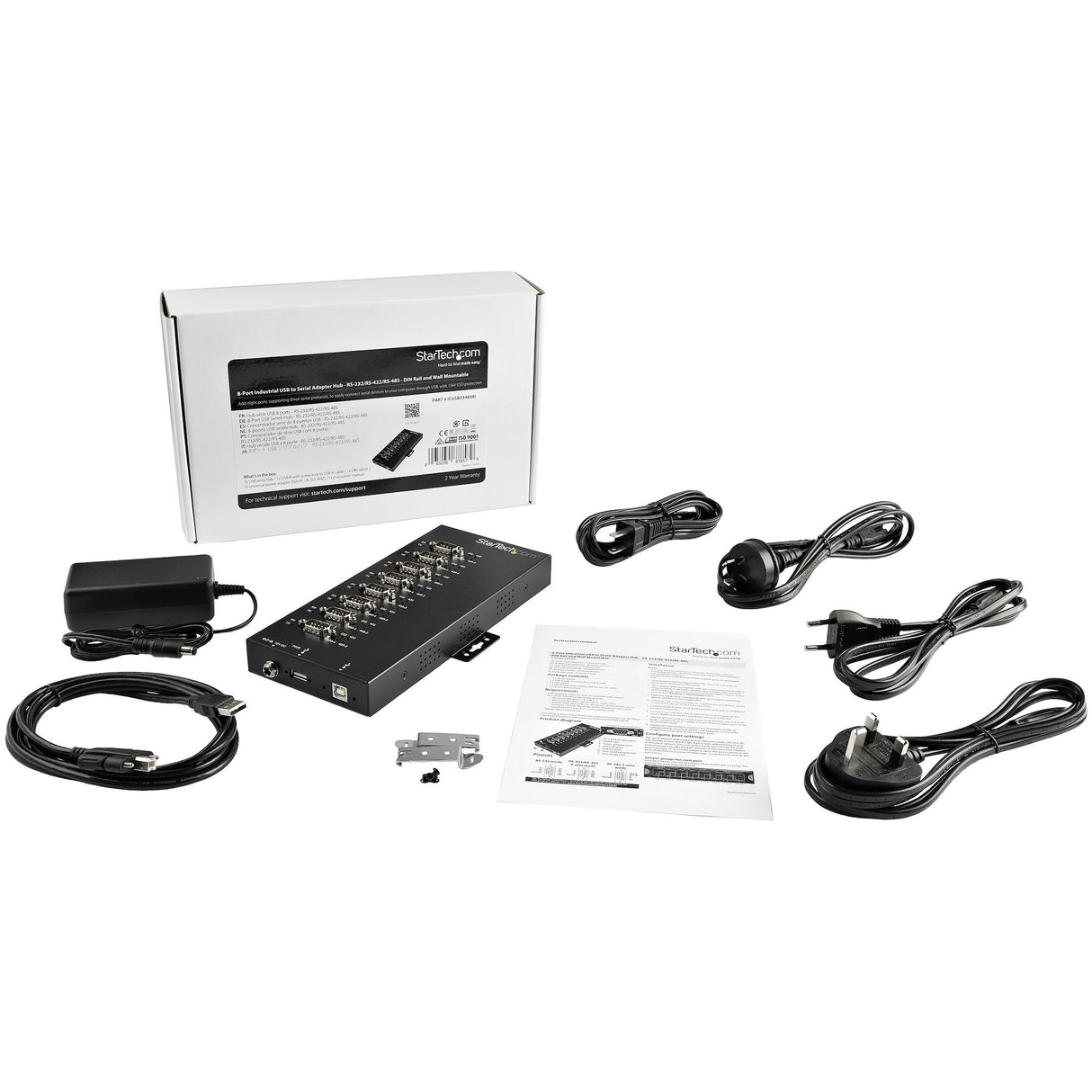 EAN 0065030878579 - StarTech.com ICUSB234858I hub de interfaz Negro imagen 5