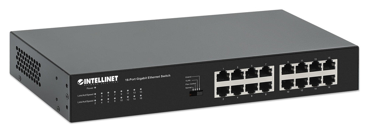 Intellinet 561815 Switch 16p Gigabit Manual Vlan