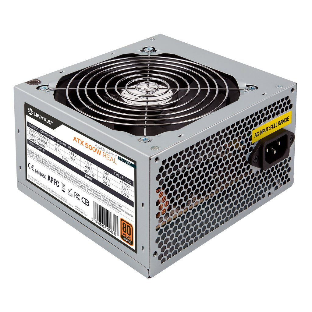 EAN 6940533544357 - UNYKAch 52500 unidad de fuente de alimentación 20+4 pin ATX Plata imagen 1
