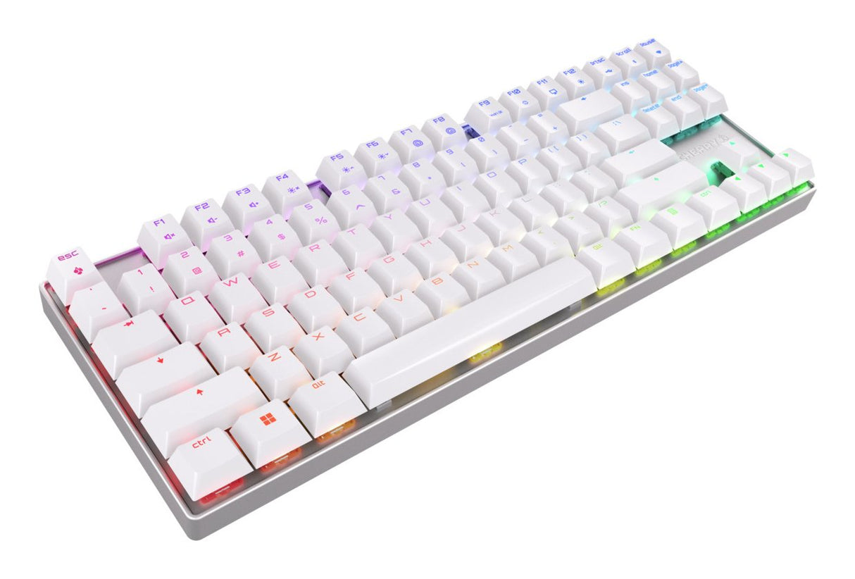 EAN 4025112113079 - CHERRY MX 8.2 TKL Wireless RGB teclado Juego USB + RF Wireless + Bluetooth QWERTZ Alemán Blanco imagen 2