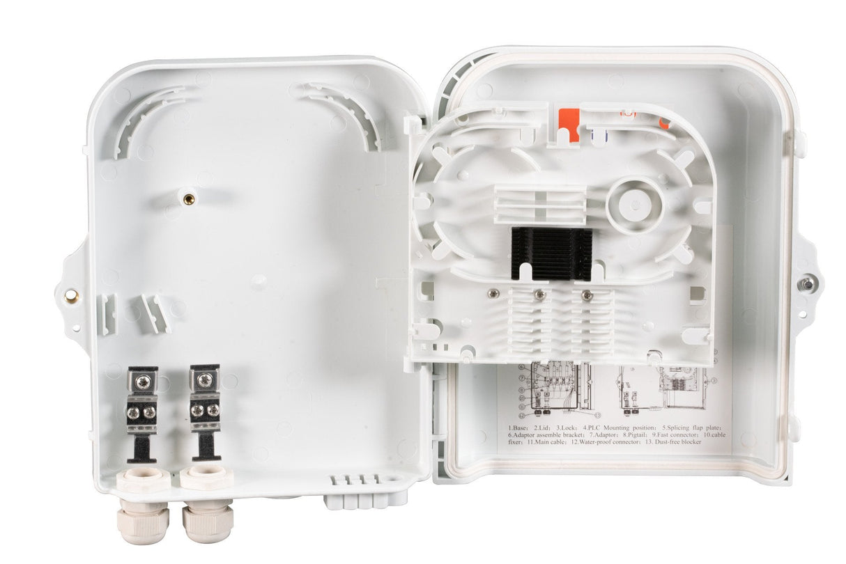 Efb Ftth-Box-Out-2 Ftth Ip65 Caja De Conexiones Para 8