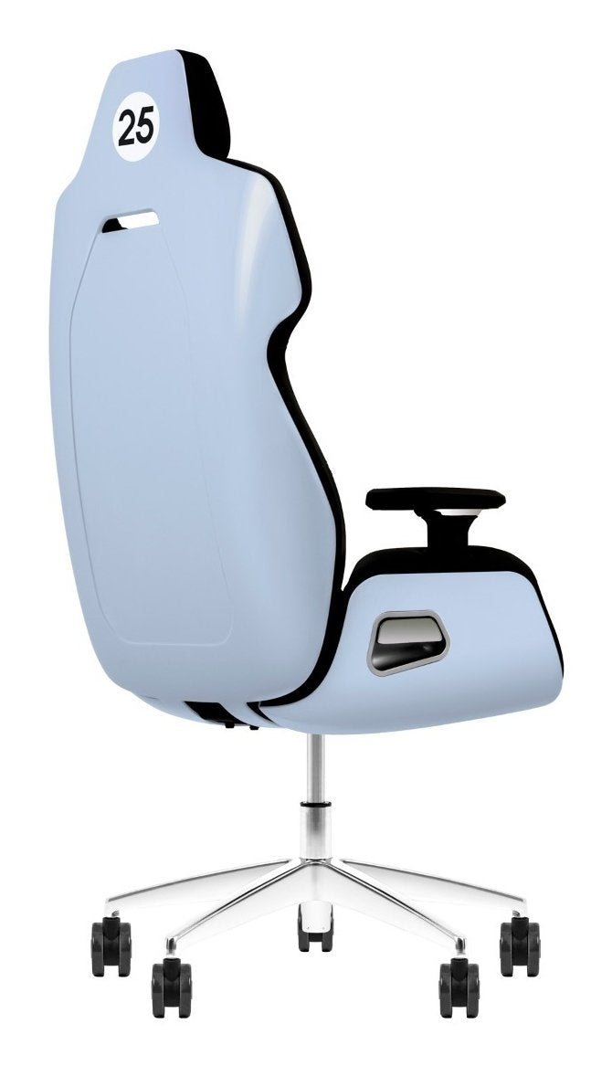 Silla Gaming Thermaltake Argent E700 Diseño De Studio F. A. Porsche Azul/Negro, Hortensia Azul Ggc-Arg-Hblfdl-01