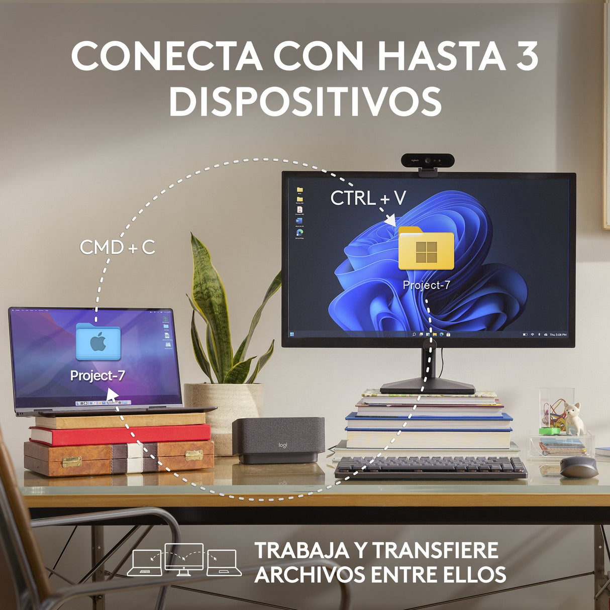 EAN 5099206111714 - Logitech 910-006931 ratón Oficina mano derecha RF Wireless + Bluetooth Laser 8000 DPI imagen 16
