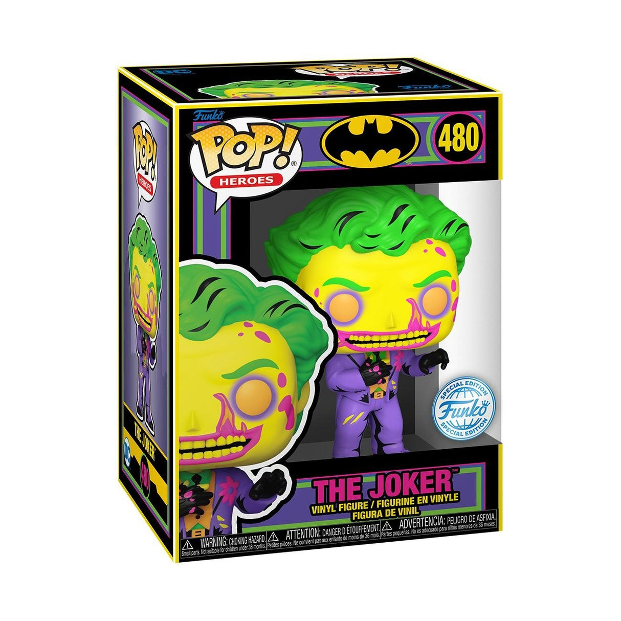 Set Figura Pop & Tee Dc Comics Joker Talla L