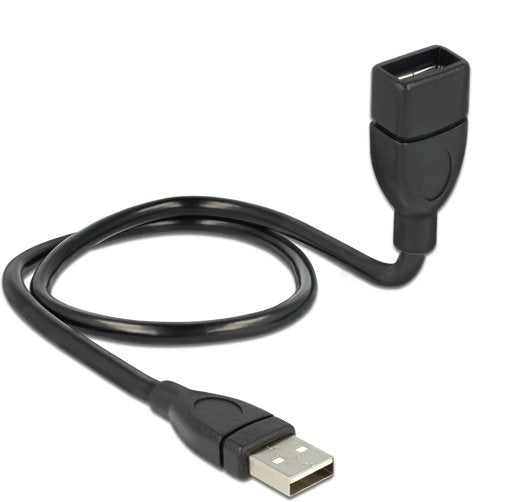 EAN 4043619834990 - DeLOCK 50cm USB 2.0 cable USB 0,5 m USB A Negro imagen 1