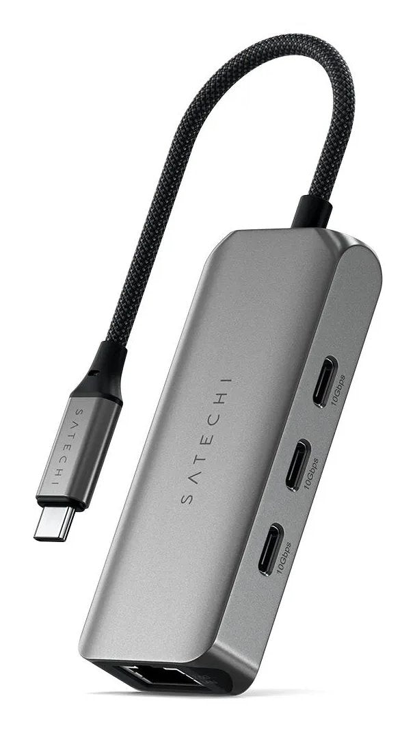 Satechi 4w1 Usb-C 3.2 Gen.2 3x Usb-C 3.2 Gen.2 1x Ethernet 2.5 Gb