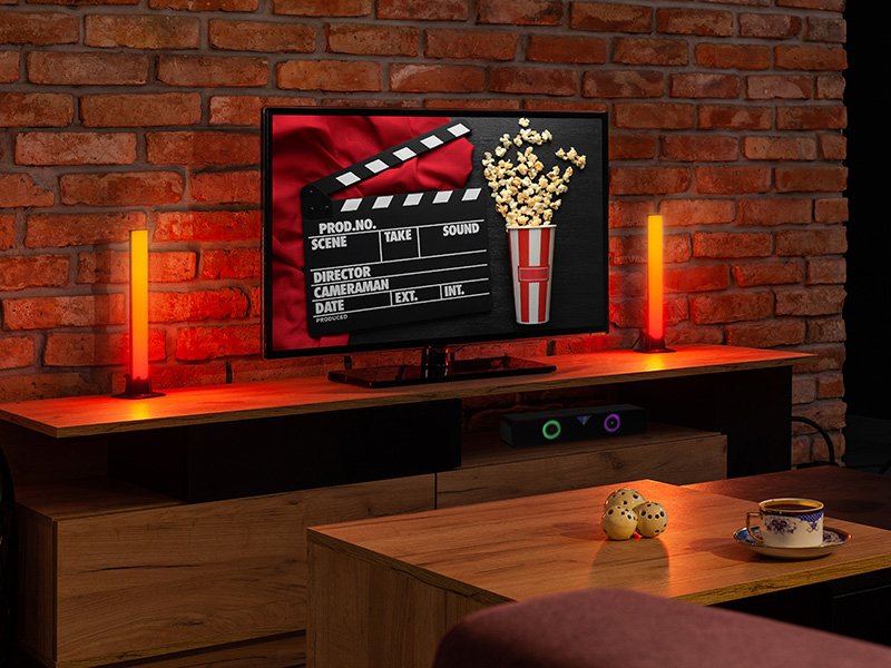 Tracer Set Of Lamps Smart Desk Rgb Tuya App Lámpara De Mesa Inteligente Negro Bluetooth