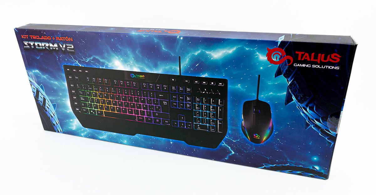 Talius Teclado + Raton Gaming Storm V.2 Usb Black