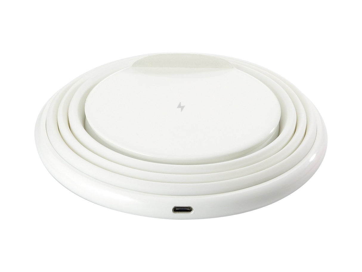 Conceptronicâ Cargador Inalambrico Qi 10w Soporte Plegable Blancoâ Gorgon02wâ