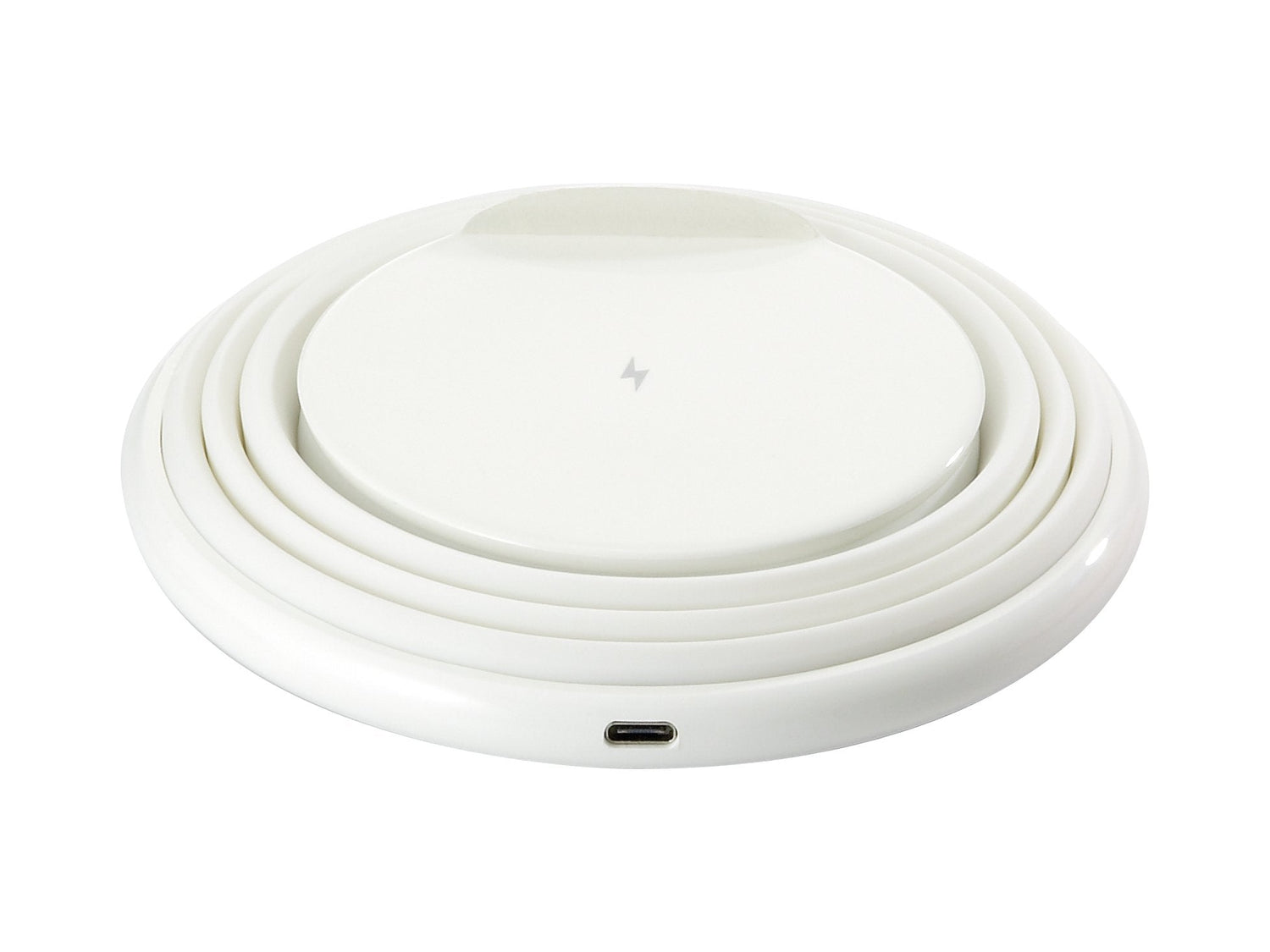 Conceptronicâ Cargador Inalambrico Qi 10w Soporte Plegable Blancoâ Gorgon02wâ