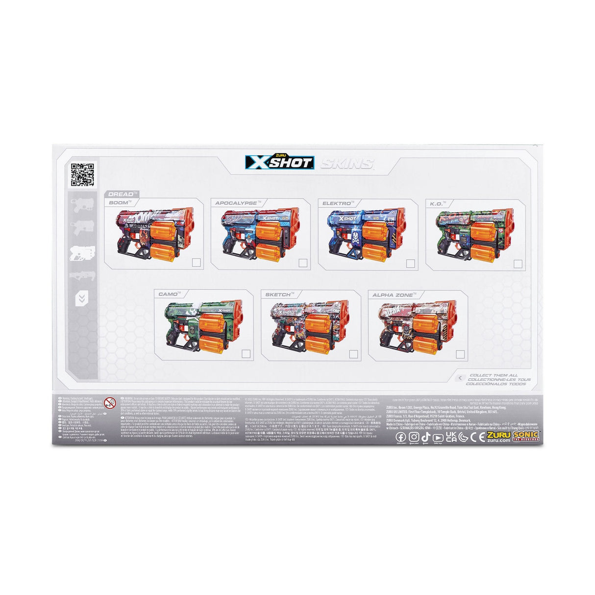 Lanzador Zuru X-Shot - Apocalipsis Aterrador, Dart Blaster