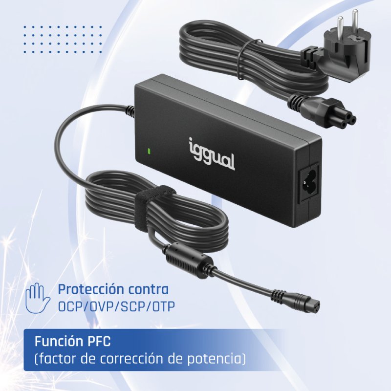 EAN 8435364320495 - iggual CUA-6T-240W adaptador e inversor de corriente Interior Negro imagen 6