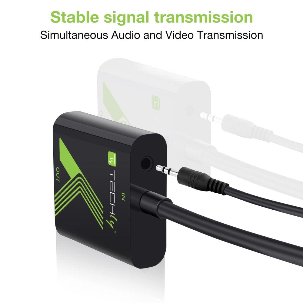 Techly Hdmi -> Vga+3.5mm M/F Negro