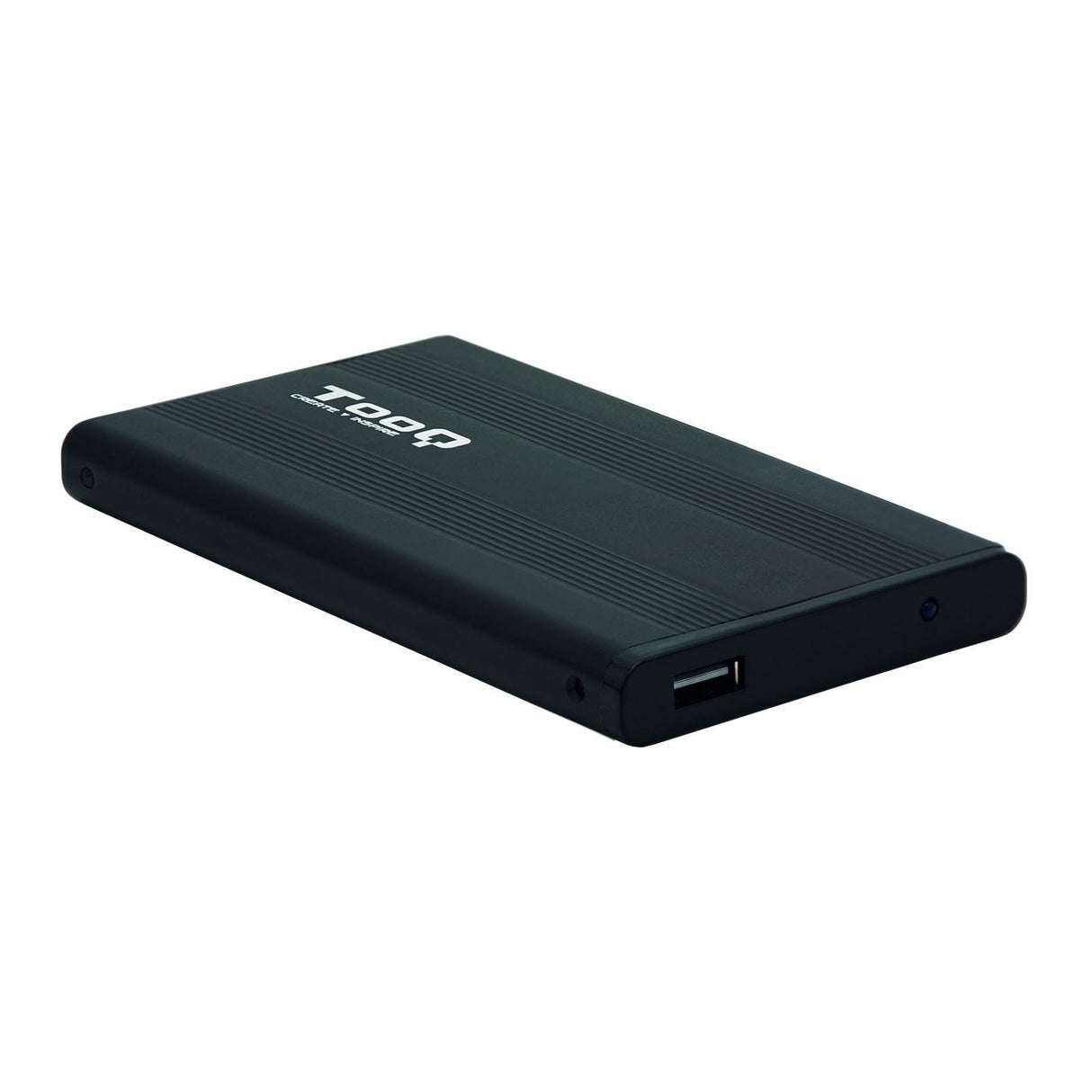 Tooq Carcasa Externa Hdd/Sdd 2.5" Hasta 9,5mm Sata Usb 2.0 - Negro