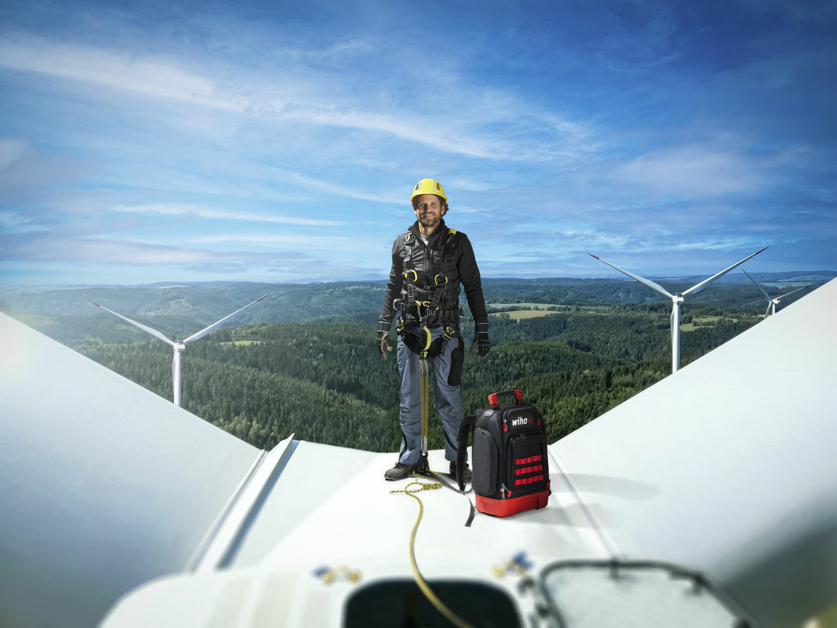 Mochila De Herramientas Wiha , Juego De Herramientas (Negro/Rojo, 43 Piezas, Con Mochila)