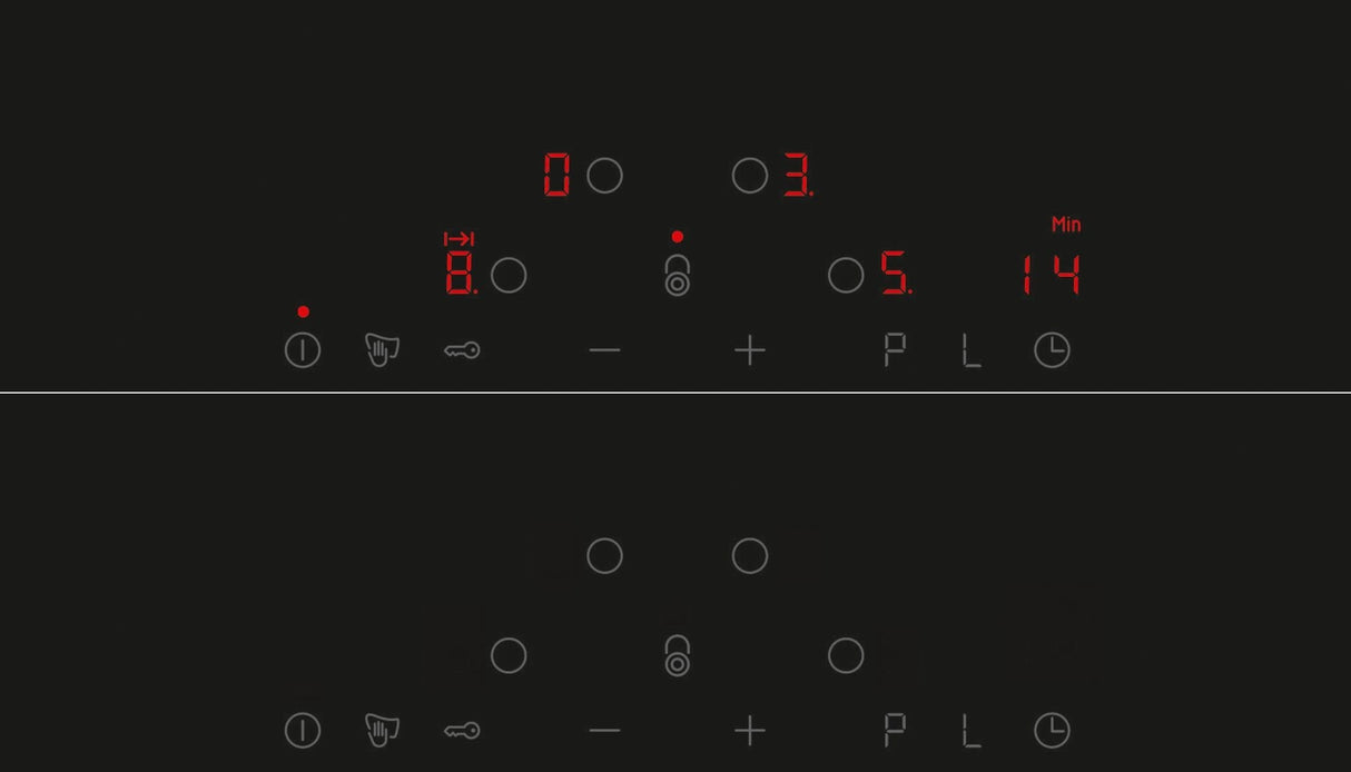 Neff T18sdh9l0 N 70, Placa Autosuficiente Negro/Acero Inoxidable, 80 Cm T18sdh9l0