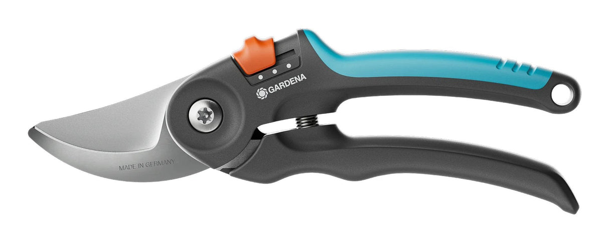 Tijeras De Podar Gardena Premiumcut Flex Gris/Turquesa, Bypass, 2 Anchos De Mango Ajustables 12242-20