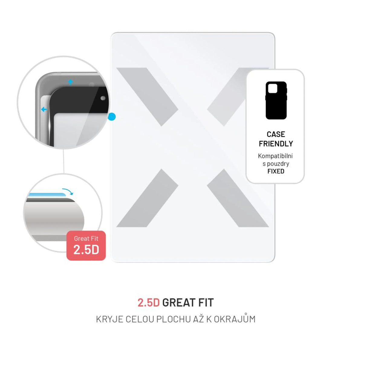 Cristal Templado 2,5d Fijo Para Apple Ipad Air 11" (2024-2026)