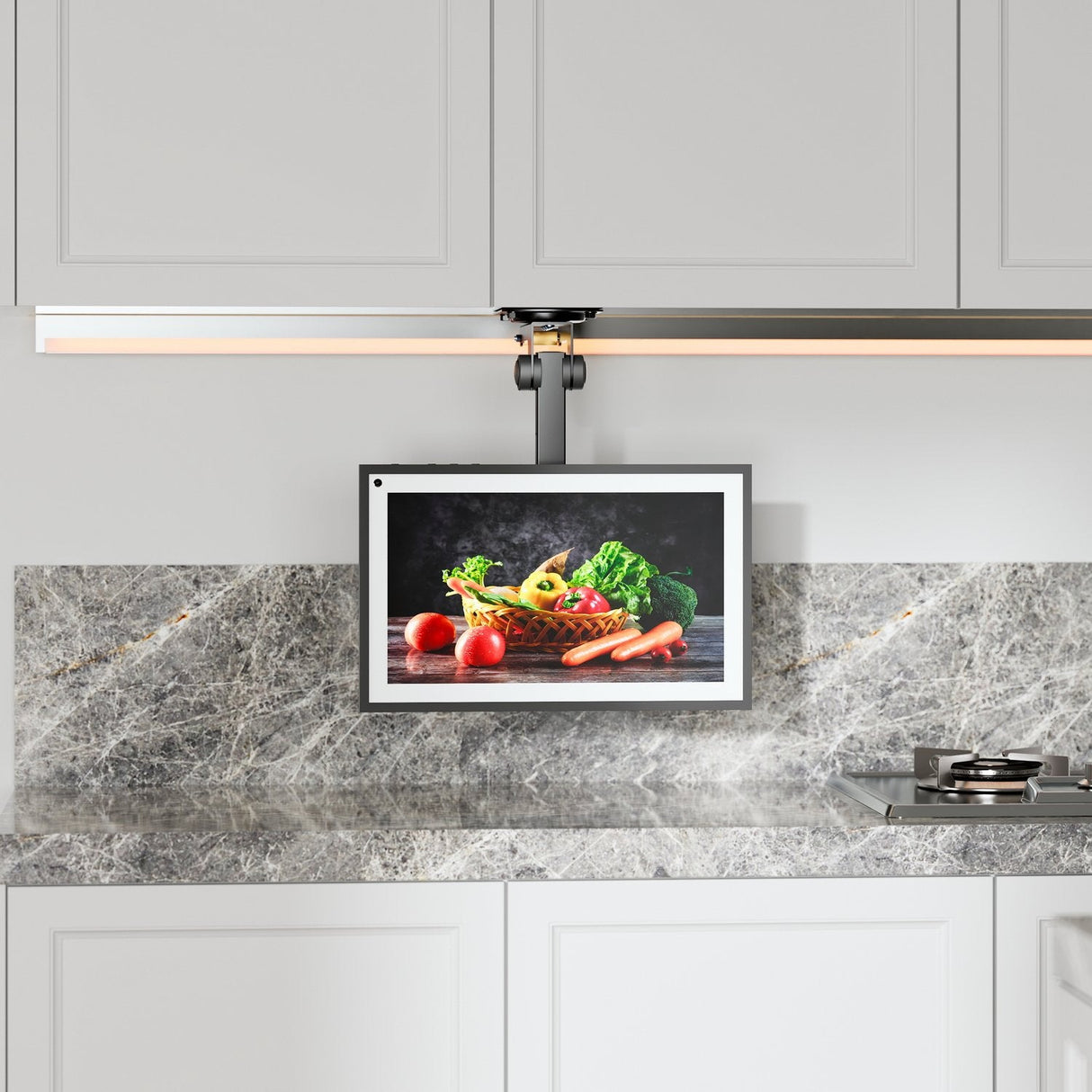 Aisens Soporte De Techo Giratorio - Plegable Para Monitor/Tv 20kg De 19-43 - Negro