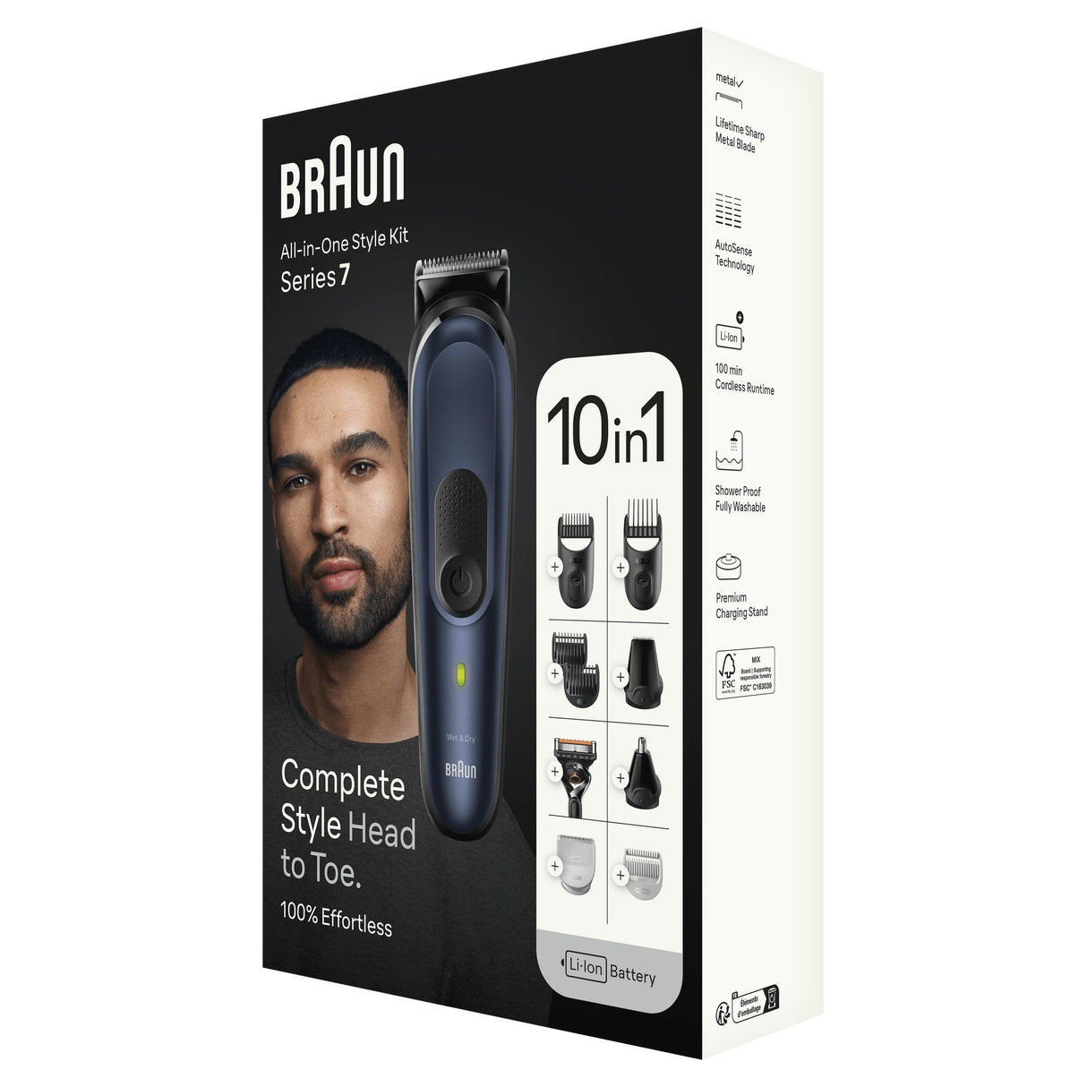 EAN 4210201447313 - Braun MGK7421 Negro, Azul imagen 2