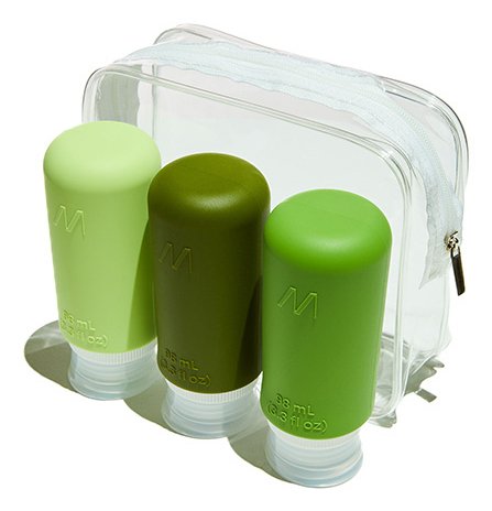 EAN 8021735210108 - Muitomas TRBOTTLES3GN botella y recipiente de viaje Silicona Botella flexible imagen 1