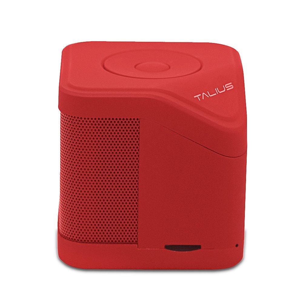 Talius Altavoz Cube 3w Fm/Sd Bluetooth Red