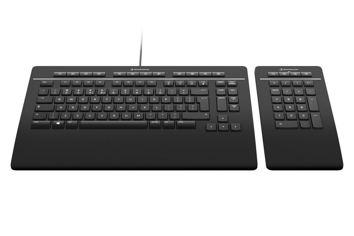 3dconnexion Keyboard Pro With Numpad Nordic Qwerty