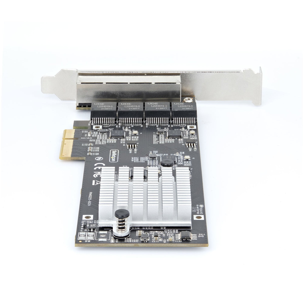 Startech.Com Tarjeta Pci Express De Red Ethernet 4 Puertos Nbase-T 2,5g - Nic I225-V - Tarjeta De Red De 4 Puertos Para Ordenador De Sobremesa - Tarjeta Pcie De Red Lan