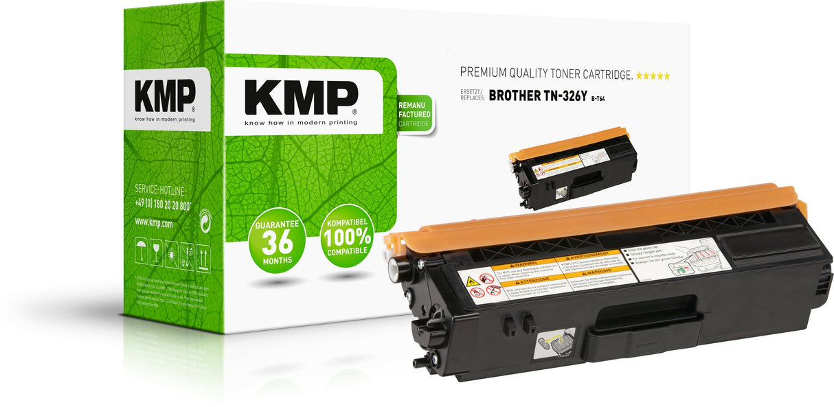 Kmp Toner Compatible Para Brother Tn-326y Comp. Yellow 3500 S. B-T64
