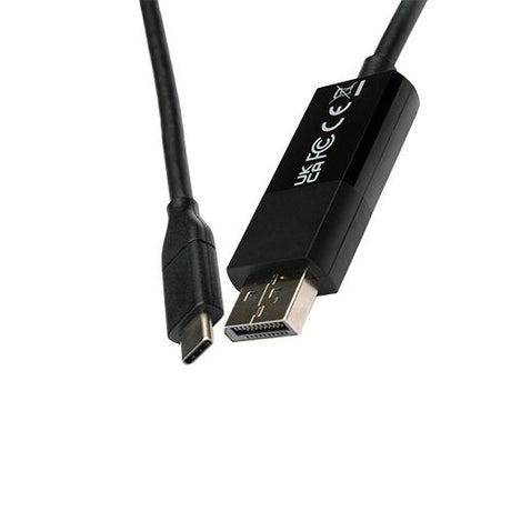 EAN 0662919111637 - V7 V7UCDP-2M cambiador de género para cable USB Type-C 3.2 Gen 1 DisplayPort Negro imagen 3