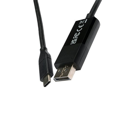 EAN 0662919111637 - V7 V7UCDP-2M cambiador de género para cable USB Type-C 3.2 Gen 1 DisplayPort Negro imagen 3