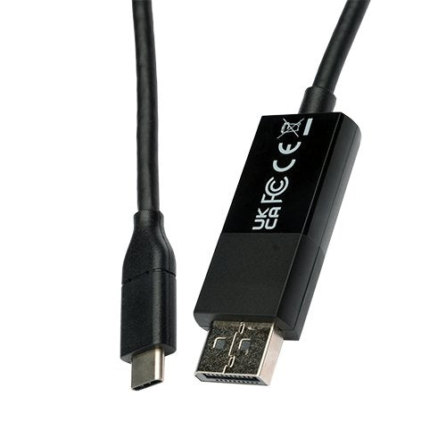EAN 0662919111637 - V7 V7UCDP-2M cambiador de género para cable USB Type-C 3.2 Gen 1 DisplayPort Negro imagen 4