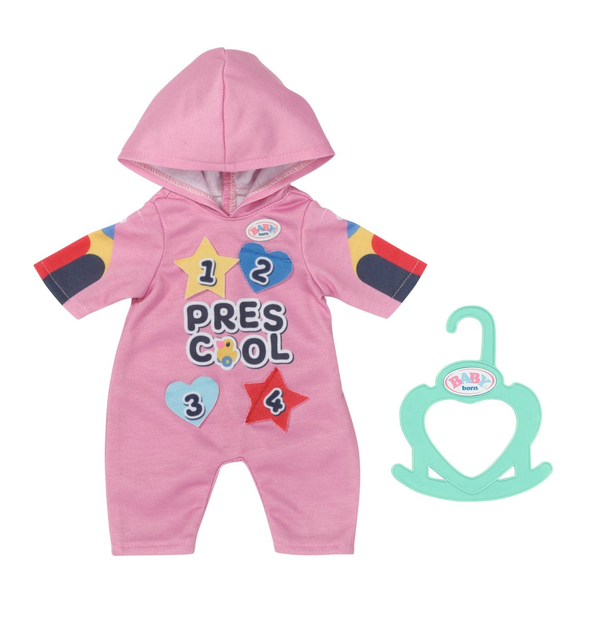 Pelele De Muñeca Baby Born Kindergarten Romper+Badges