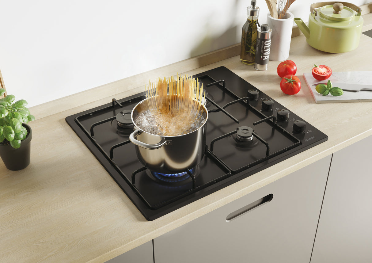 EAN 8016361966932 - Candy Idea CHW6LBB Negro Integrado 60 cm Encimera de gas 4 zona(s) imagen 3