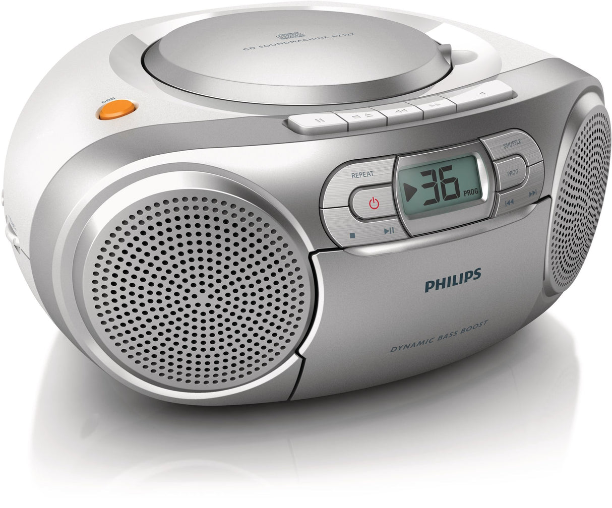 EAN 8712581660192 - Philips AZ127/12 reproductor de CD Gris Reproductor de CD portátil imagen 2