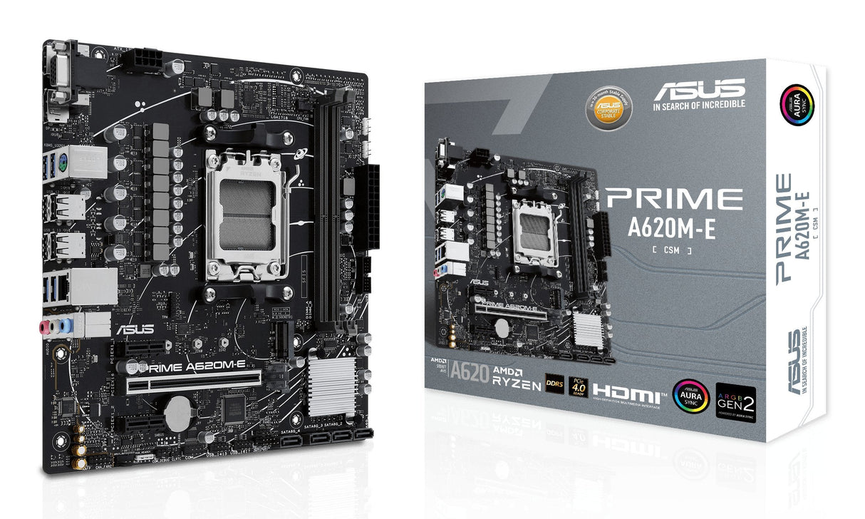 EAN 4711387236772 - ASUS PRIME A620M-E-CSM AMD A620 Zócalo AM5 micro ATX imagen 1