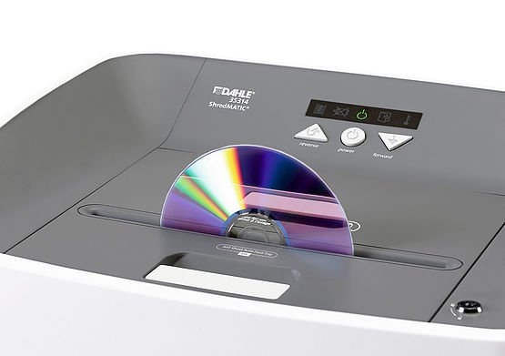 Destructora Dahle Automática Shredmatic 314 14-300 Hojas, Patículas 4x15 Mm, Nivel Seguridad P4, Entrada 220 Mm, 40 Litros. Dimens.642x432x355mm