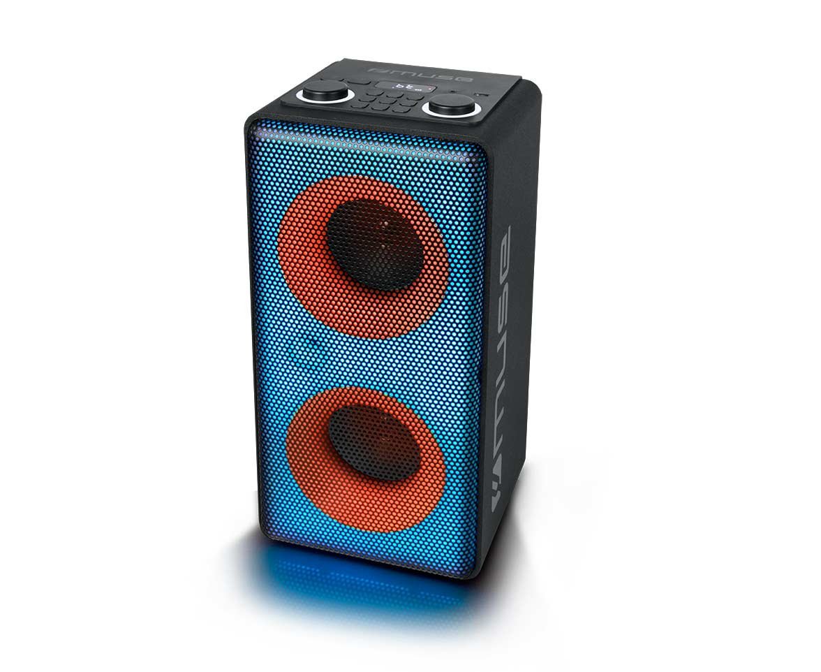 Muse Altavoz Bluetooth M-1808dj 150 W, Bluetooth, Negro