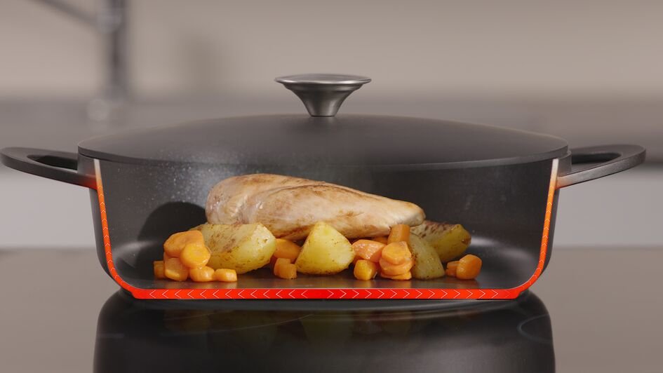 Tefal Sartén Con Tapa, Ø 28cm E21872