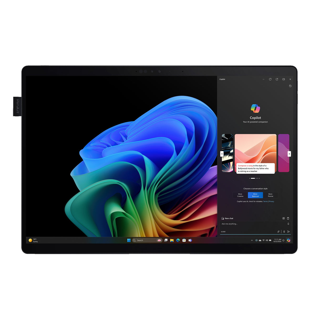 EAN 4711387562499 - ASUS ProArt PZ13 HT5306QA-LX004W Híbrido (2-en-1) 33,8 cm (13.3") Pantalla táctil LPDDR5x-SDRAM Wi-Fi 7 ( imagen 4