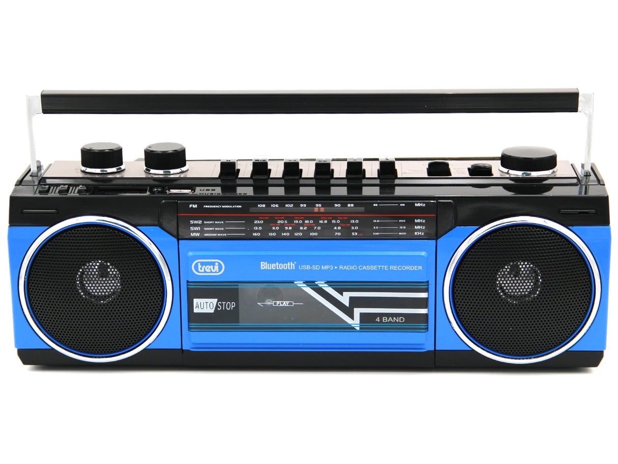 EAN 8011000018683 - Trevi RR 501 BT Personal Analógica Negro, Azul imagen 3