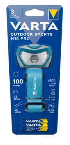 Linterna Outdoor Sports H10 Pro Varta