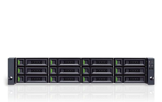 Qsan Technology Xcubesan Xs1212d Servidor De Almacenamiento Bastidor (2u) Ethernet Negro